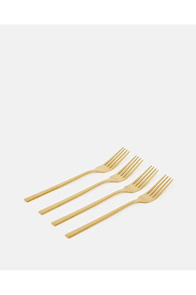 REDTAG Gold Cake Fork Set (4 Piece)