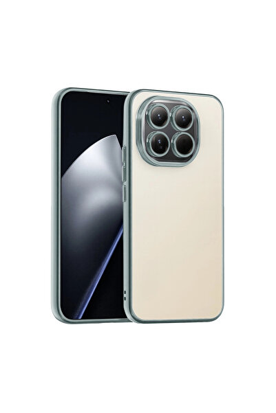 eco port Mi 15 Camera Protected Lens Silicone Case - Silver