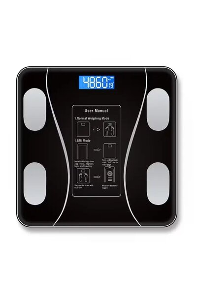ZanaCasei Smart Electronic Bathroom Scale with App, Illuminated Digital Screen,