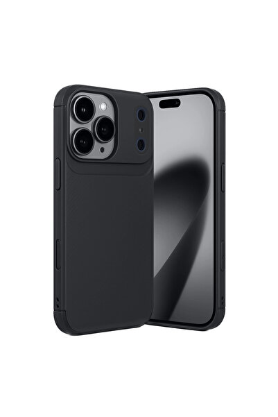 eco port iPhone 17 Pro Auto Focus Carbon Cover - Black