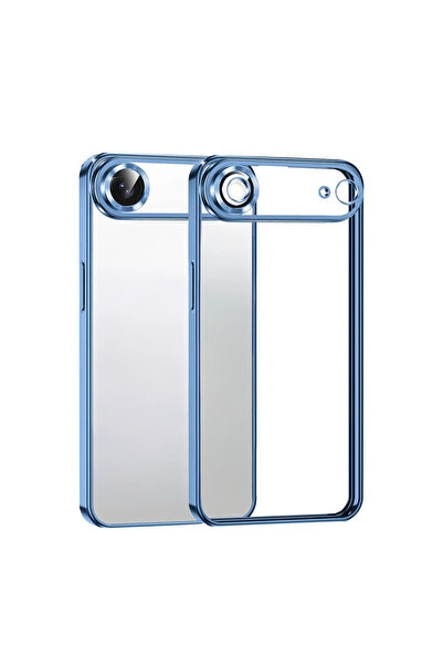 eco port iPhone 17 Air Silicone Case with Camera Protection Lens - Light Blue