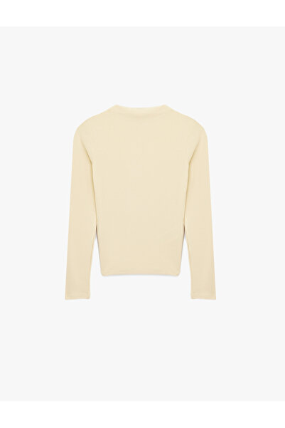 Koton Mock Neck Slim Fit Long Sleeve T-Shirt