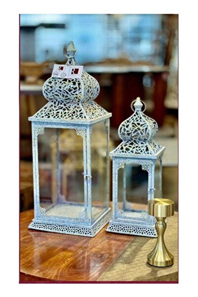 AZOZ MERCHLY مجموعة فوانيس رمضانية أنيقة للزينة