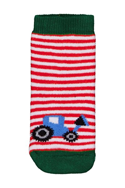 Civil Baby Truck Towel 6-3-Piece Baby Boy Sock Set - Standard 18 Months