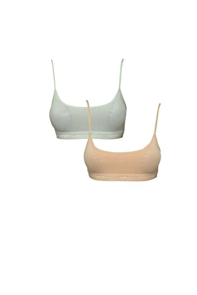 Mestore Padded String Strap Cream and Nude Bustier 2 pieces