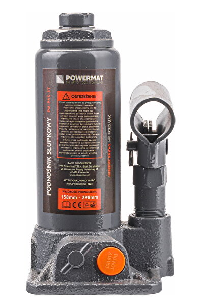 Powermat Cric hidraulic cu cilindru, Powermat, 3T, PM0325