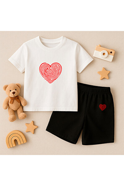 genosha Μπλουζάκι Σορτς Παιδικό Σετ 100% Βαμβάκι Άνετη Εφαρμογή Καθημερινό Χα...