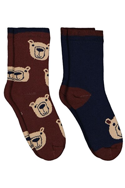Civil Boys Best Bear Havlu 2'li 2-12 Yaş Erkek Soket Çorap - Standart 10-11 Yaş