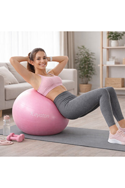 Clifton 65 cm Pilates Topu Büyük Boy Kalın Pompa Yoga Pilates Topu