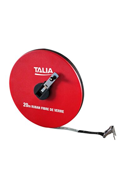 TaliaPlast Decametru cu bandă din fibră de sticlă - carcasă din ABS rezistent...