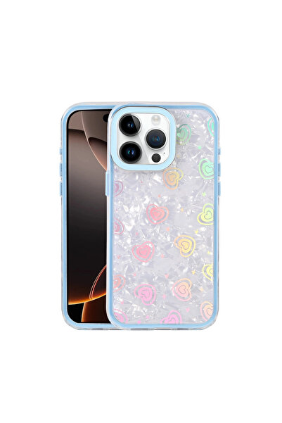 eco port غطاء آيفون 15 برو ماكس بنمط لومي - أزرق