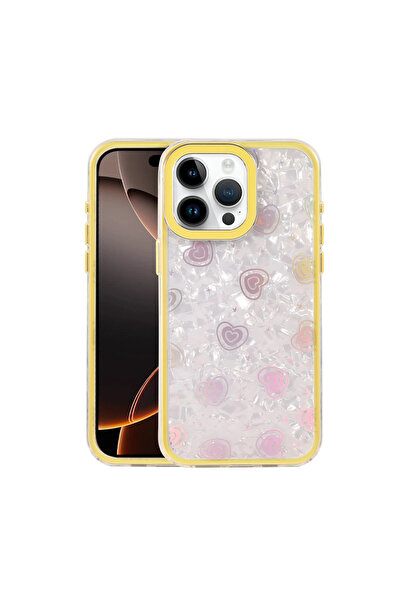 eco port iPhone 14 Pro Max Lumi Patterned Cover - Yellow