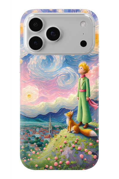 Multitronic حافظة شفافة مطبوعة بتصميم الأمير الصغير متوافقة مع هاتف iPhone 17...