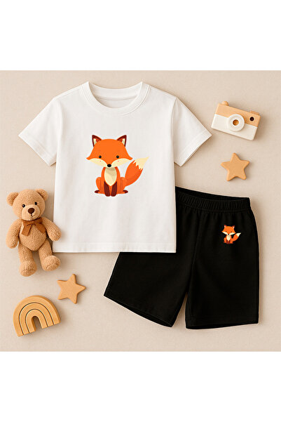 genosha Μπλουζάκι Σορτς Παιδικό Σετ 100% Βαμβάκι Άνετη Εφαρμογή Καθημερινό Χα...