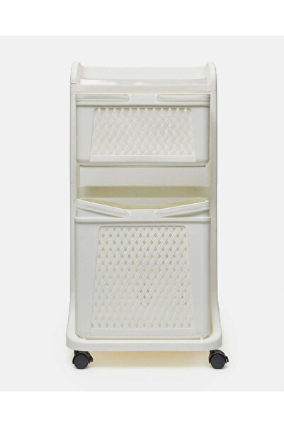 REDTAG White 2 Tier Laundry Basket