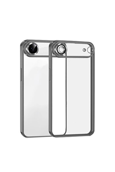 eco port iPhone 17 Air Silicone Case with Camera Protection Lens - Titan Gray