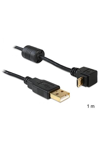 DELOCK Cablu USB-A tata la USB tata in unghi de 90 de grade sus / jos