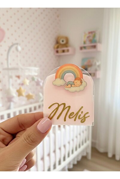 LABİREND PRODUCTS 15'li paket Pencere Pleksi Gökkuşağı Kız Figürlü Bebek Magn...