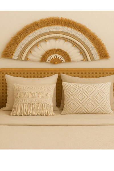 MoonArt Büyük Boy Duvar Süsü Dekor Yelpaze