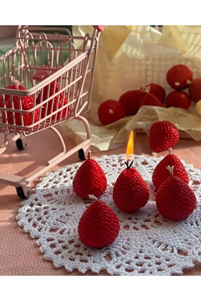 Cherry Candle Shop Buhurdanlık Çilek Mum (10 adet)
