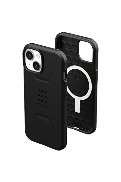 Evia Carcasă de protecție pentru iPhone 15 Plus, P44, Lexgard, Deep Dark