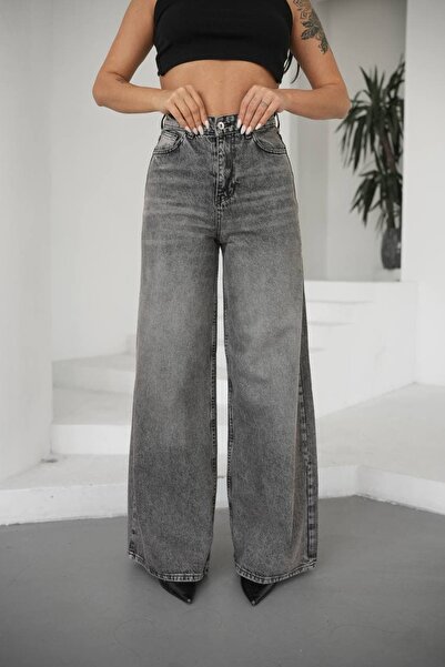 soBasic Women's High Waist Wide Leg, Loose Fit, Straight Fit, Palazzo 100% De...