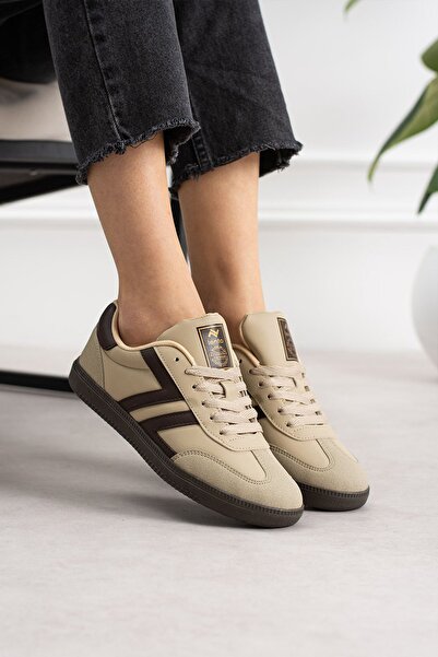 Lento Retro-V Retro Model Kauçuk Taban Ortopedik Bağcıklı Sneaker Spor Ayakkabı
