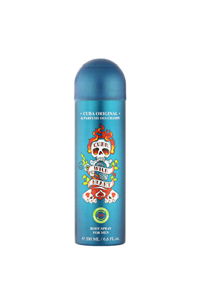 Cuba Wildheart Deodorant VAPO 200 ml (bărbați)