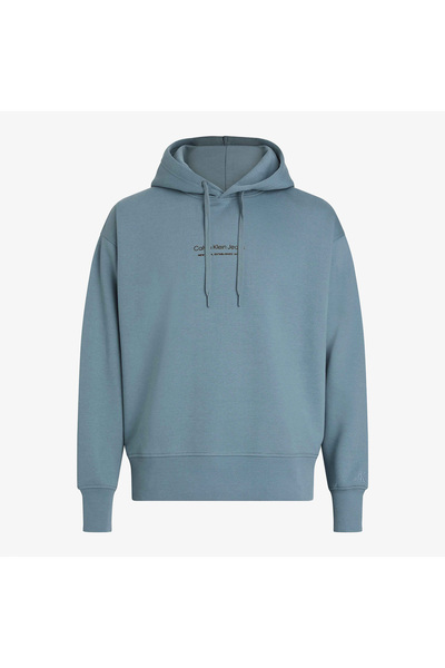 Calvin Klein Erkek Mavi Sweatshirt