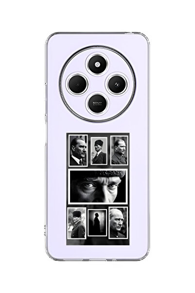 moonset Redmi 14C Uyumlu Baskılı Yumuşak Silikon Şeffaf Telefon Kılıfı