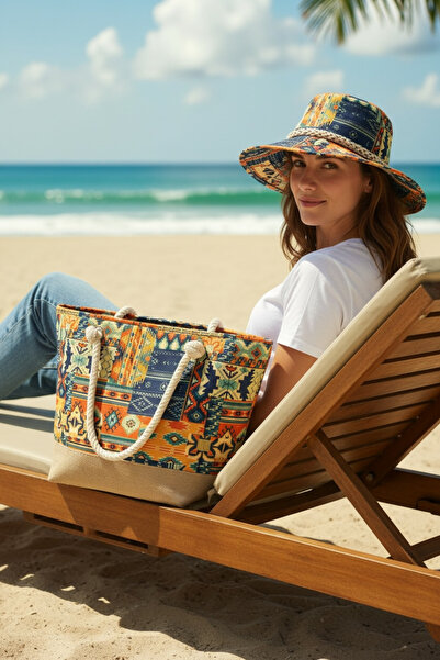 back moda حقيبة شاطئ، حقيبة بحر، حقيبة يومية