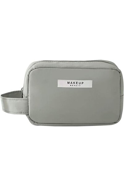 Avaleea Geantă cosmetică cu mâner, material impermeabil, 16x11x7 cm, verde