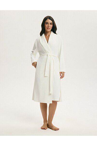 ESOTIQ Women's Premium Bathrobe House Robe Fleece with Belt Pockets Elegant &...