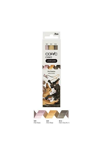Copic CIAO LAYER & MIX 2D SET PET PALETTE 3 LU