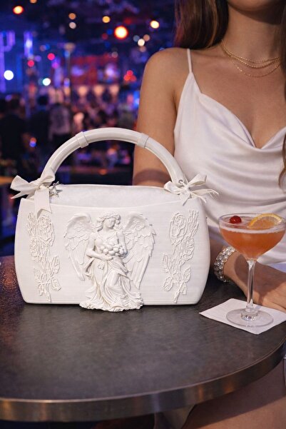 TIGEA Accessories Antique Period Angel 3D Lux Women's Handbag (Plastic)