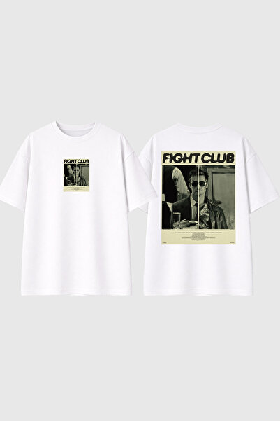 urbvn Μπλουζάκι F. Club Design με στάμπα, λευκό, oversized