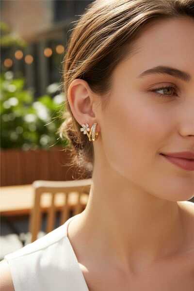 Aware Time Non-Tarnish Steel Earrings