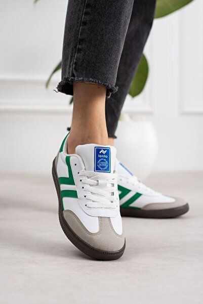 Lento Retro-V Retro Model Kauçuk Taban Ortopedik Bağcıklı Sneaker Spor Ayakkabı