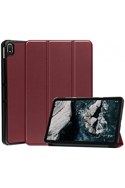 Techsuit Husă FoldPro pentru Nokia T20 - Roșie