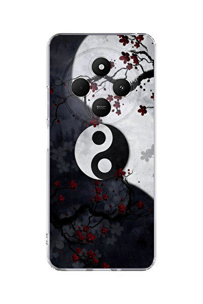 moonset Redmi 14C Uyumlu Baskılı Yumuşak Silikon Şeffaf Telefon Kılıfı