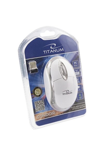 ESPERANZA Titanum Condor USB, Wireless, 1000 DPI, 3 butoane, Alb
