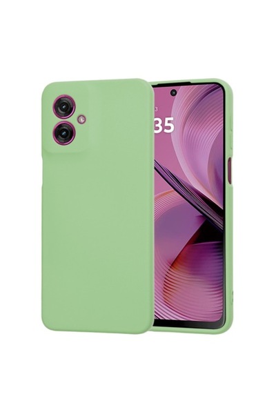 Evia Protective Case for Motorola Moto G55, I30, Canvas, Mint Lucky Green