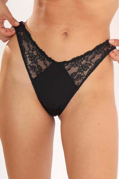 Piera Thong panties GEORGINA S1841 Black