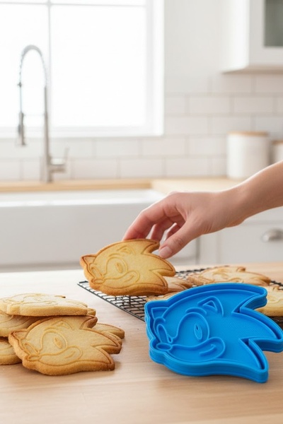 Melodyone Sonic Figure Cookie Cutter – Fun Play and Cookie Cutter for Kids