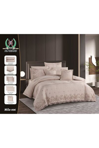Predas Mila Luxury Bedding Set: Double, 7 Pieces - A touch of elegance and co...