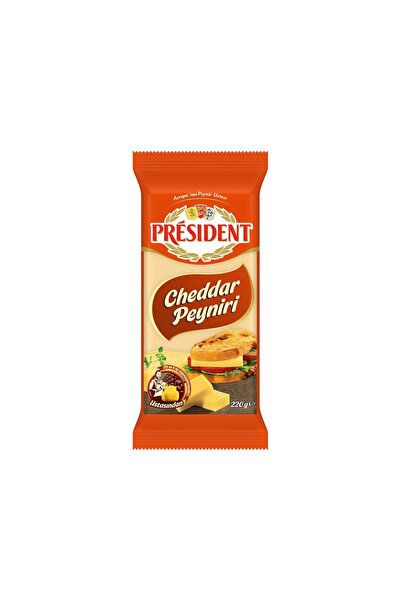 President Cheddar Peyniri (220 g) - Gurme Hamburgerlerin ve Atıştırmalıkların...