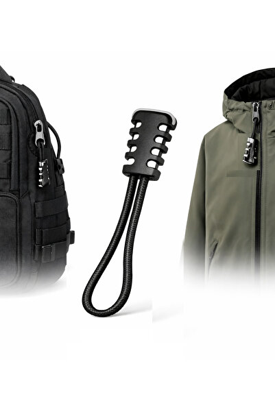 U5 FASHION Fermuar Elcik İpi Siyah Beyaz – Fermuar Çekme İpi | 30 Adet