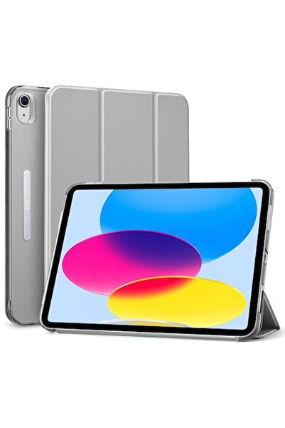 FUTURE Compatible Case for iPad 10 2022 10.9, Safe, X62, Leather, Gray