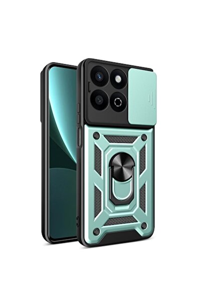 Evia Protective Case for Honor 200 Smart/X7c, D40, Thermoplastic, Lucky Green