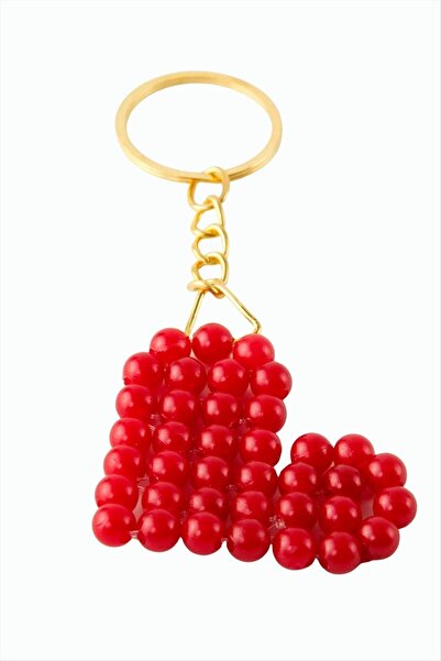 Generic Brand Heart Pearl Keychain